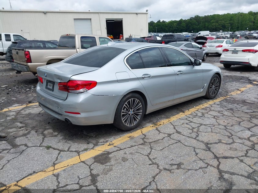 2018 BMW 5er VIN WBAJA5C51JWA35733 IAAI salvage auction — REAR END, Salvage (Georgia), sold $7,650 on 2026-07-15 (photo 4)