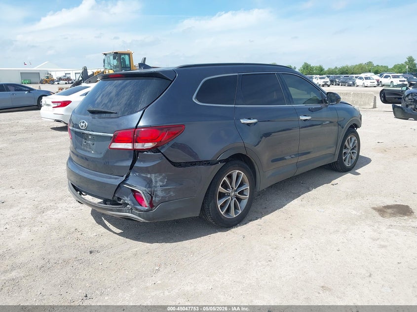 2018 Hyundai Santa fe VIN KM8SM4HF7JU273603 IAAI salvage auction — FRONT END, Salvage (Texas), sold $2,500 on 2026-07-15 (photo 4)