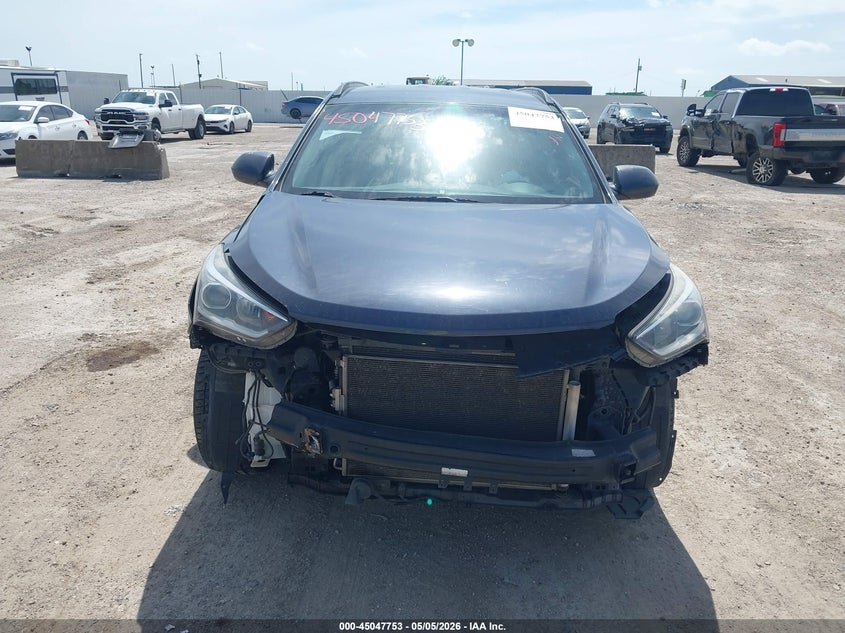 2018 Hyundai Santa fe VIN KM8SM4HF7JU273603 IAAI salvage auction — FRONT END, Salvage (Texas), sold $2,500 on 2026-07-15 (photo 6)