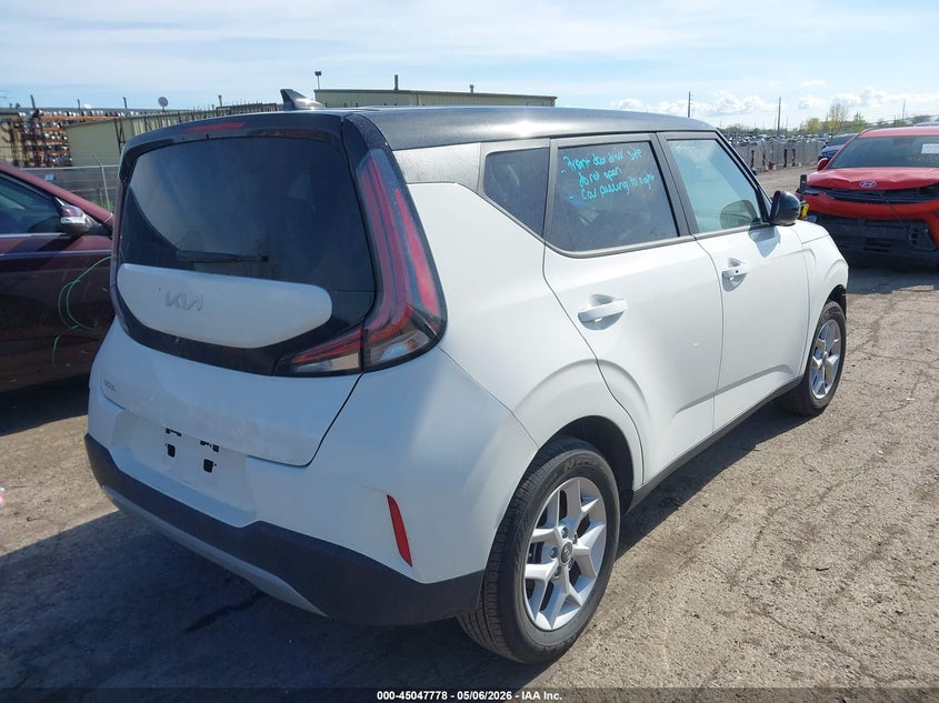 2025 Kia Soul VIN KNDJ23AU9S7267343 IAAI salvage auction — FRONT END, Clear (Michigan), sold $6,100 on 2026-07-16 (photo 4)