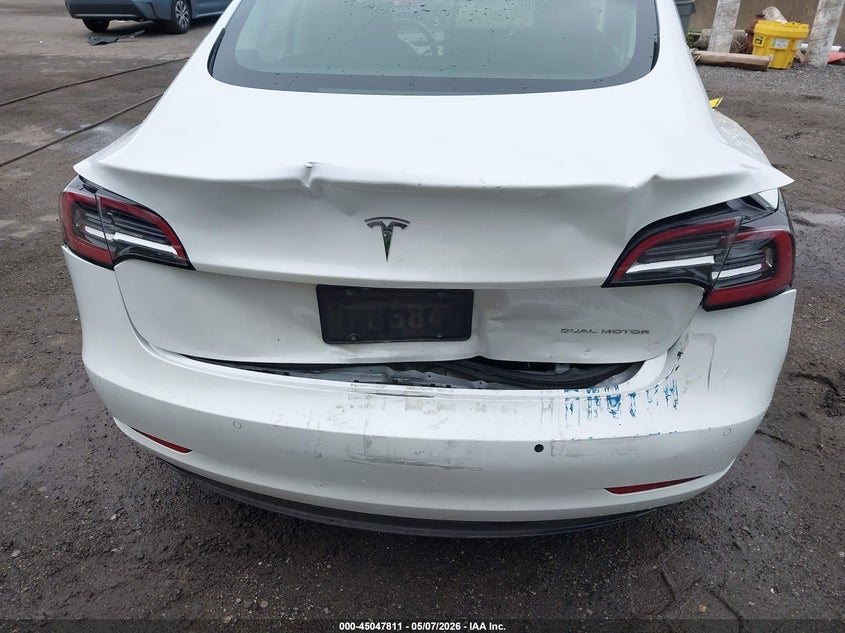 2022 Tesla Model 3 VIN 5YJ3E1EB7NF276005 IAAI salvage auction — REAR END, Salvage - Greater Than 75% (Maryland), sold $9,600 on 2026-07-08 (photo 6)