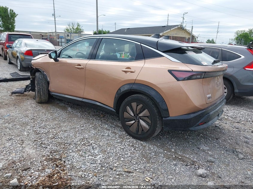 2023 Nissan Ariya VIN JN1BF0BA7PM408773 IAAI salvage auction — FRONT END, Salvage (Missouri), sold $9,975 on 2026-08-06 (photo 3)