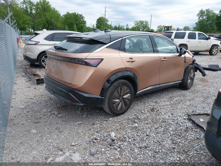 2023 Nissan Ariya VIN JN1BF0BA7PM408773 IAAI salvage auction — FRONT END, Salvage (Missouri), sold $9,975 on 2026-08-06 (photo 4)