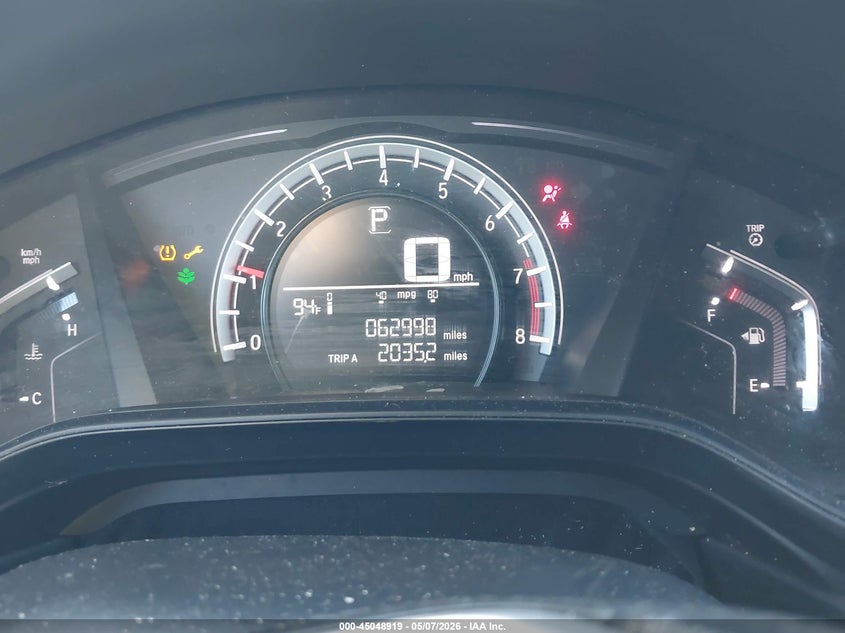 2019 Honda Cr-v VIN 2HKRW5H35KH402507 IAAI salvage auction — FRONT END, Wait Title, sold $3,900 on 2026-07-31 (photo 7)