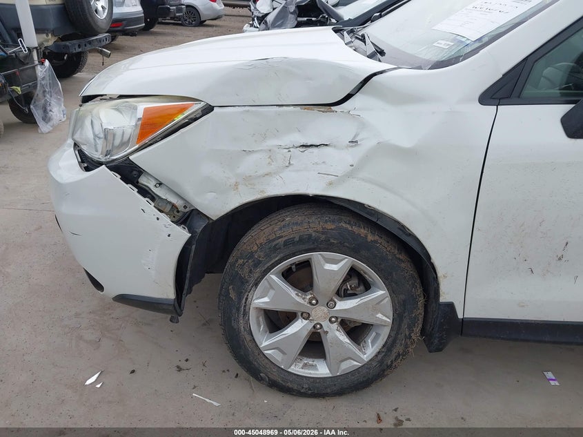 2016 Subaru Forester VIN JF2SJAFC0GH544315 IAAI salvage auction — LEFT FRONT, Original (Texas), sold $1,425 on 2026-07-28 (photo 6)