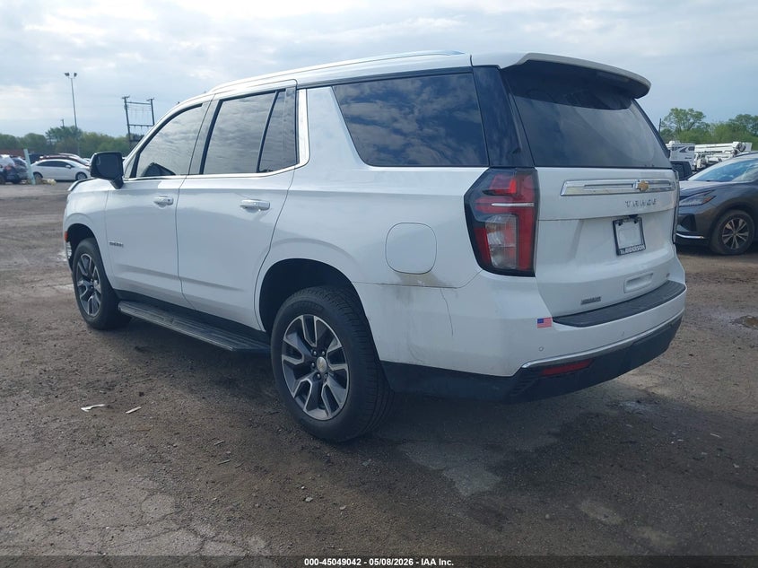 2022 Chevrolet Tahoe VIN 1GNSKNKT0NR346518 IAAI salvage auction — FRONT END, Wait Title, sold $12,400 on 2026-08-27 (photo 3)