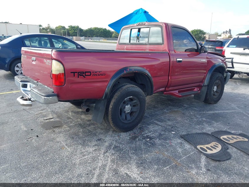2000 Toyota Tacoma VIN 5TENM92N8YZ696531 IAAI salvage auction — ALL OVER, Salvage (Idaho), sold $1,425 on 2026-07-16 (photo 4)