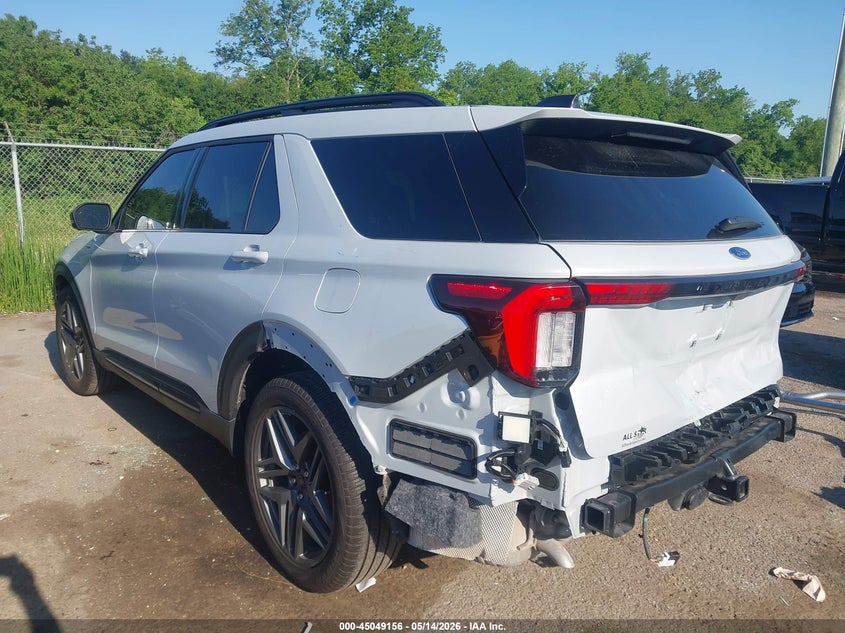 2026 Ford Explorer VIN 1FMUK7KH2TGA43284 IAAI salvage auction — REAR END, Salvage (Louisiana), sold $14,200 on 2026-07-29 (photo 3)
