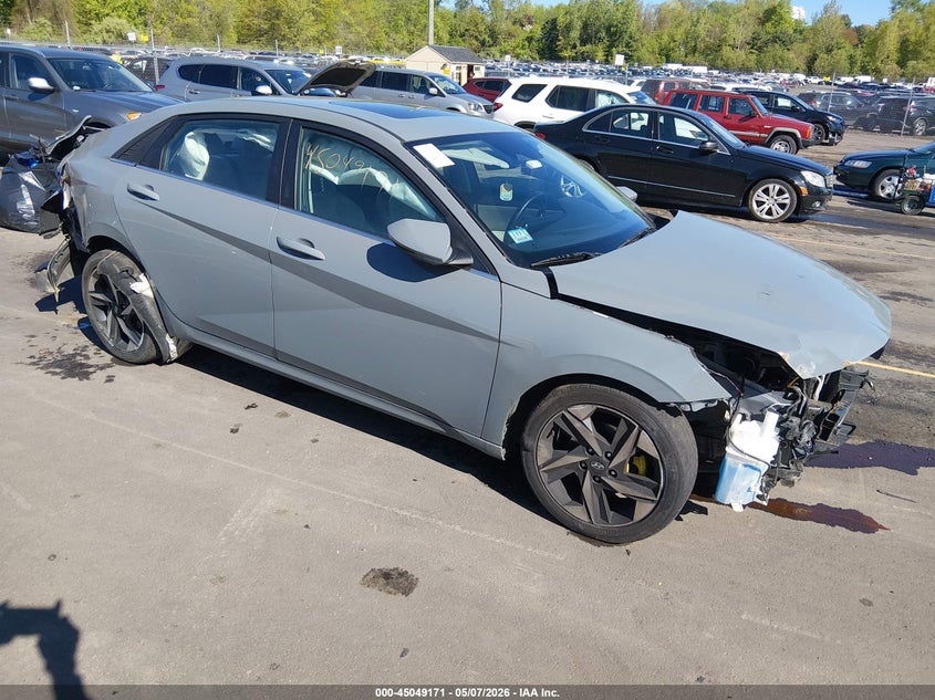 2021 Hyundai Elantra VIN KMHLP4AG4MU198605 IAAI salvage auction — FRONT END, Salvage (Idaho), sold $925 on 2026-07-30 (photo 1)