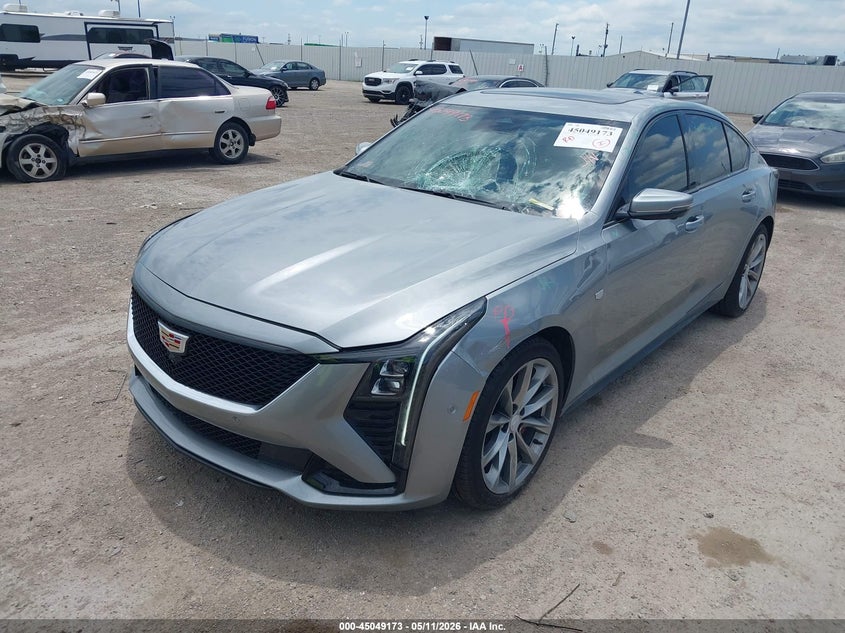 2026 Cadillac Ct5 VIN 1G6DP5RK7T0105057 IAAI salvage auction — HAIL, Original (Texas), sold $31,375 on 2026-07-13 (photo 2)