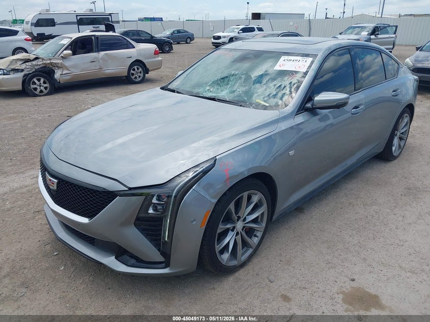 2026 Cadillac Ct5 VIN 1G6DP5RK7T0105057 IAAI salvage auction — HAIL, Original (Texas), sold $31,375 on 2026-07-13 (photo 6)