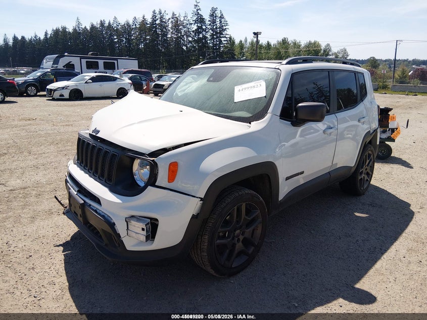 2021 Jeep Renegade VIN ZACNJDBB6MPM68983 IAAI salvage auction — REPOSSESSION, Clear (Virginia), sold $475 on 2026-07-08 (photo 2)