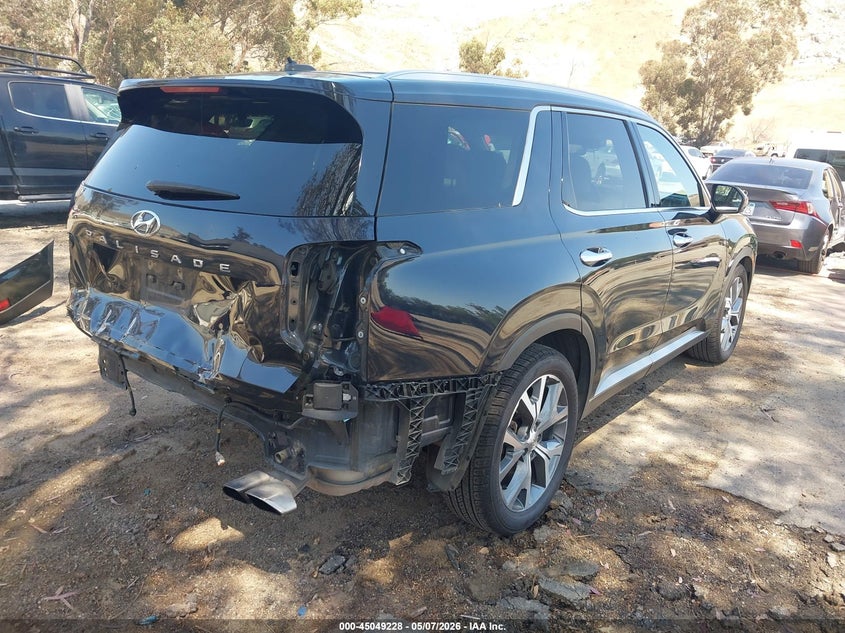 2020 Hyundai Palisade VIN KM8R44HE4LU171071 IAAI salvage auction — REAR END, Salvage (California), sold $4,550 on 2026-07-14 (photo 4)