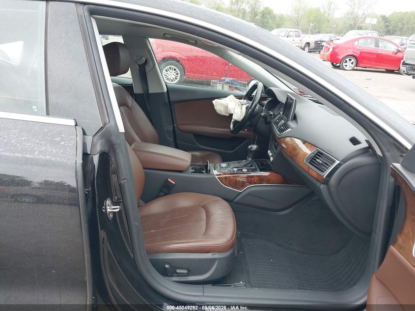 2012 Audi A7 VIN WAUYGAFC5CN051388 IAAI salvage auction — FRONT & REAR, Salvage (New Jersey), sold $500 on 2026-07-21 (photo 5)