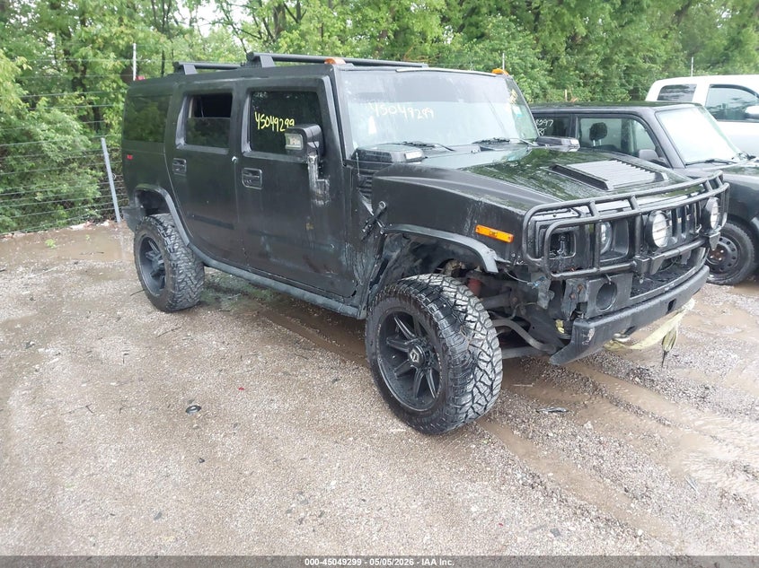 2004 Hummer H2 VIN 5GRGN23U34H113134 IAAI salvage auction — FRONT END, Original (West Virginia), sold $2,425 on 2026-07-22 (photo 1)