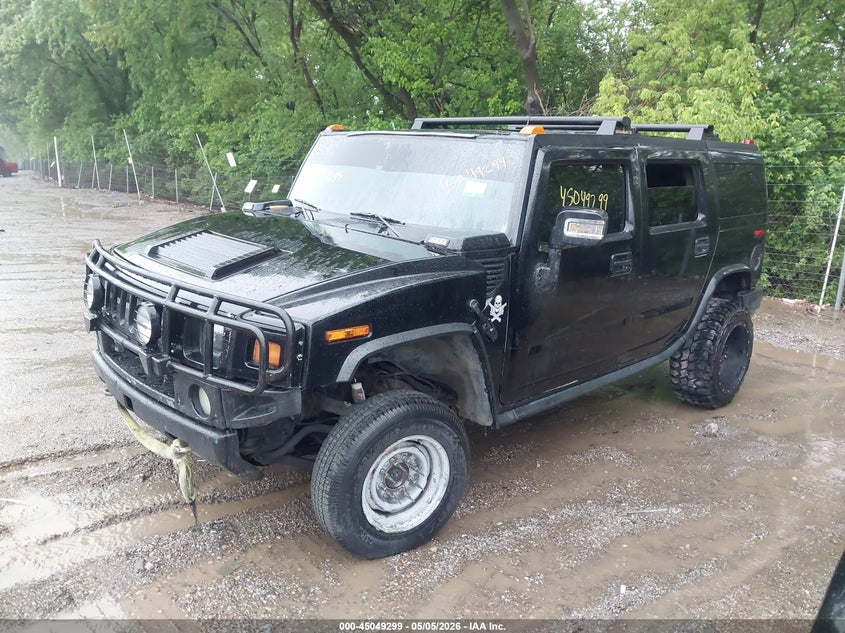2004 Hummer H2 VIN 5GRGN23U34H113134 IAAI salvage auction — FRONT END, Original (West Virginia), sold $2,425 on 2026-07-22 (photo 2)