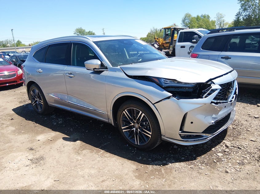 2026 Acura Mdx VIN 5J8YE1H80TL028034 IAAI salvage auction — FRONT END, Salvage (Ohio), sold $25,800 on 2026-07-29 (photo 1)