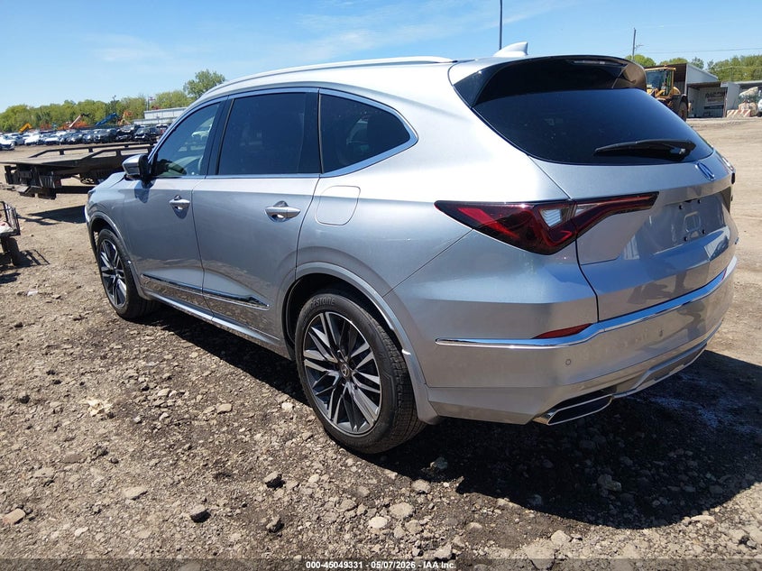 2026 Acura Mdx VIN 5J8YE1H80TL028034 IAAI salvage auction — FRONT END, Salvage (Ohio), sold $25,800 on 2026-07-29 (photo 3)