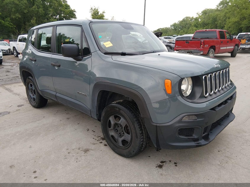 2018 Jeep Renegade VIN ZACCJBAB0JPJ00808 IAAI salvage auction — REAR END, Salvage (Missouri), sold $2,350 on 2026-07-08 (photo 1)