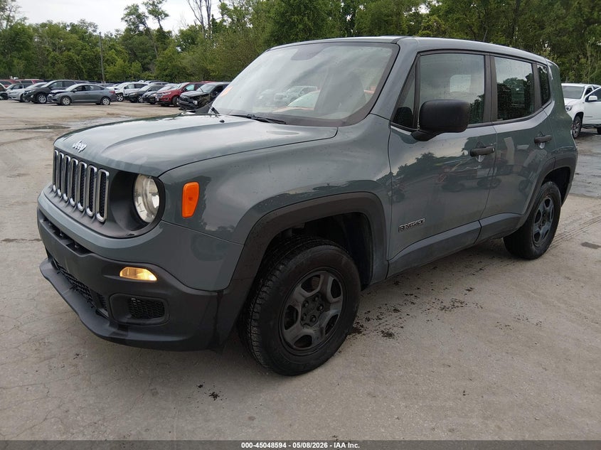 2018 Jeep Renegade VIN ZACCJBAB0JPJ00808 IAAI salvage auction — REAR END, Salvage (Missouri), sold $2,350 on 2026-07-08 (photo 2)