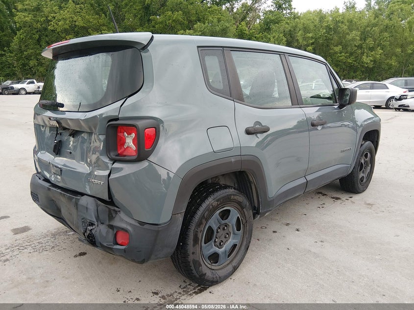 2018 Jeep Renegade VIN ZACCJBAB0JPJ00808 IAAI salvage auction — REAR END, Salvage (Missouri), sold $2,350 on 2026-07-08 (photo 4)