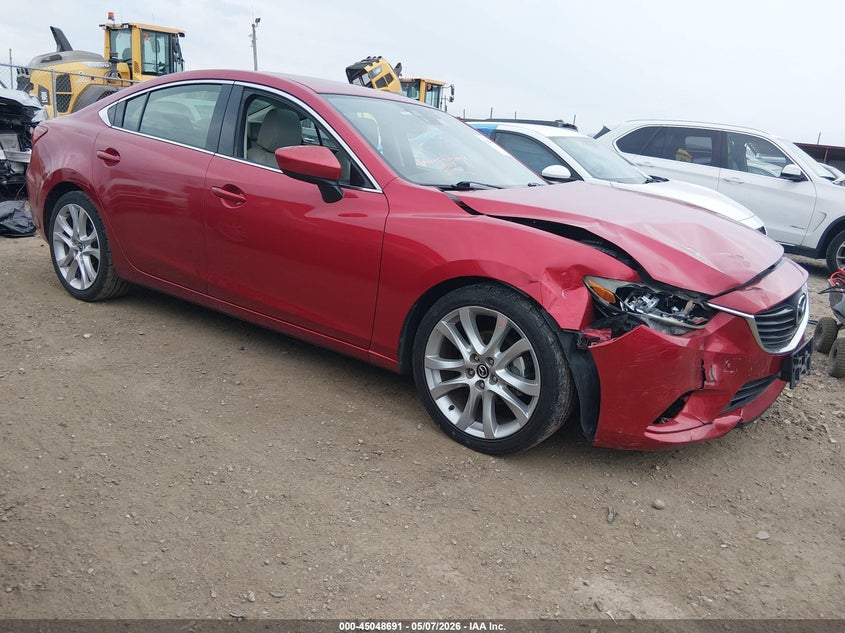 2015 Mazda 6 VIN JM1GJ1T65F1176644 IAAI salvage auction — FRONT END, Original (Texas), sold $1,975 on 2026-07-14 (photo 1)