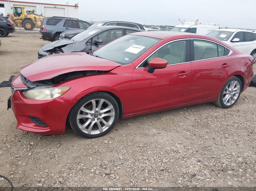 2015 Mazda 6 VIN JM1GJ1T65F1176644 IAAI salvage auction — FRONT END, Original (Texas), sold $1,975 on 2026-07-14 (photo 2)