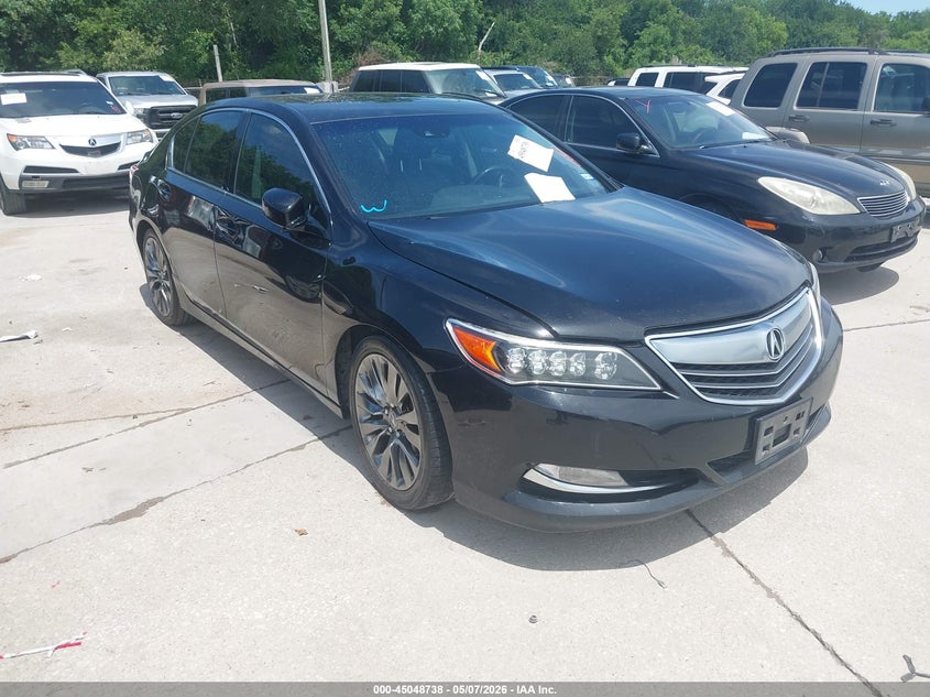 2016 Acura RLX VIN JH4KC1F57GC001274 IAAI salvage auction — NORMAL WEAR, Salvage Title, sold $1,000 on 2026-07-29 (photo 1)