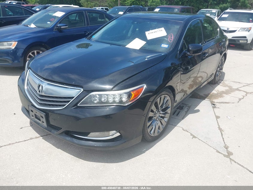 2016 Acura RLX VIN JH4KC1F57GC001274 IAAI salvage auction — NORMAL WEAR, Salvage Title, sold $1,000 on 2026-07-29 (photo 2)