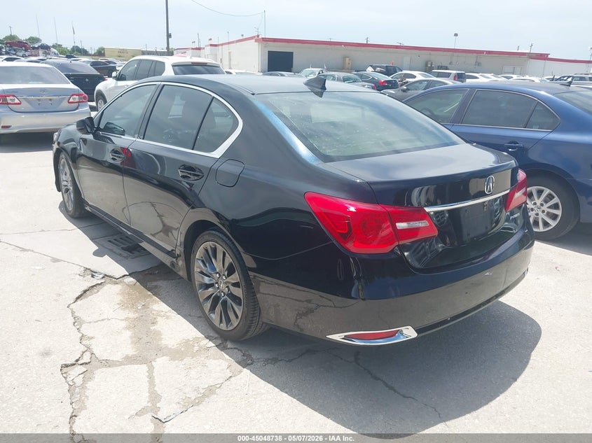 2016 Acura RLX VIN JH4KC1F57GC001274 IAAI salvage auction — NORMAL WEAR, Salvage Title, sold $1,000 on 2026-07-29 (photo 3)