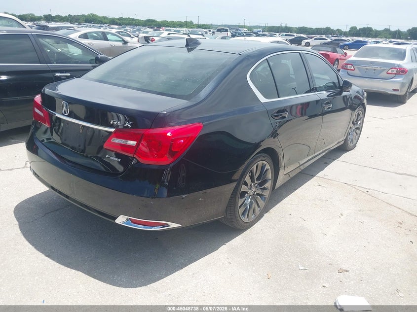 2016 Acura RLX VIN JH4KC1F57GC001274 IAAI salvage auction — NORMAL WEAR, Salvage Title, sold $1,000 on 2026-07-29 (photo 4)