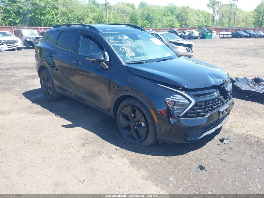 2025 Kia Sportage VIN 5XYK6CDF1SG327964 IAAI salvage auction — LEFT & RIGHT, Salvage (Idaho), sold $6,250 on 2026-07-15 (photo 1)