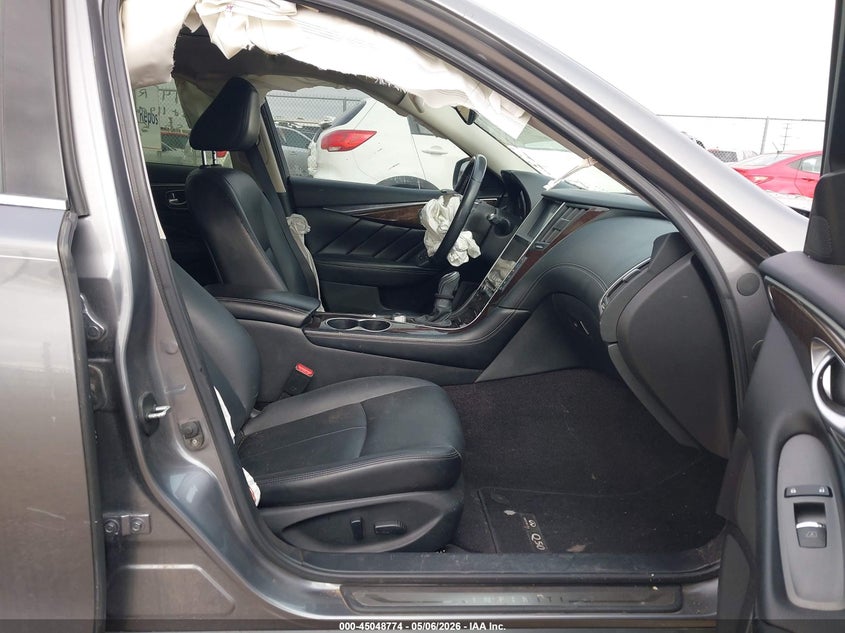 2019 Infiniti Q50 VIN JN1EV7AP7KM512333 IAAI salvage auction — FRONT END, Salvage (Texas), sold $1,675 on 2026-07-13 (photo 5)