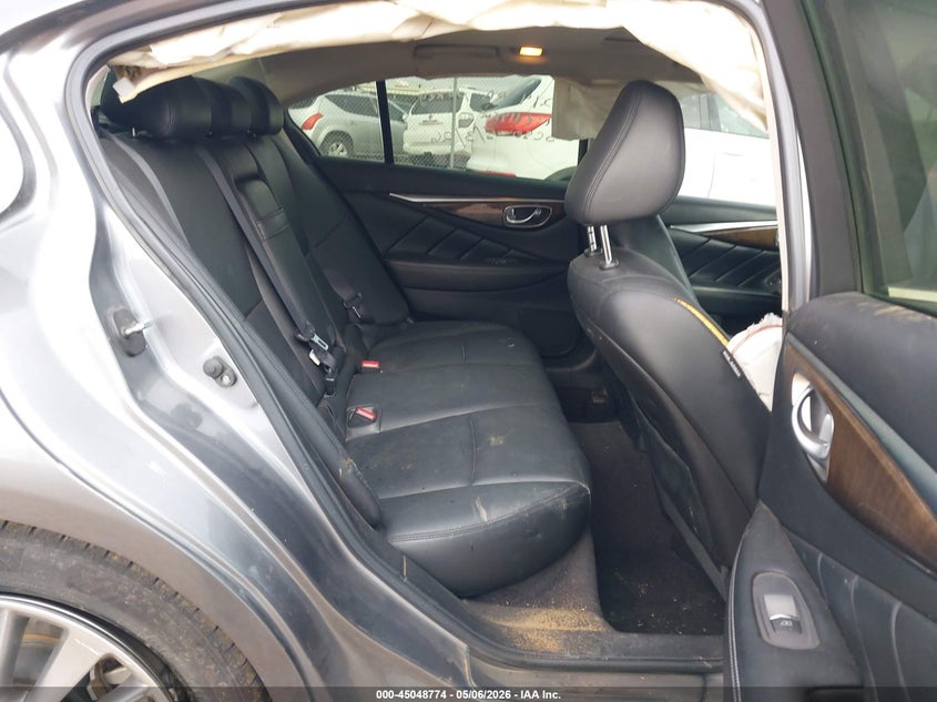 2019 Infiniti Q50 VIN JN1EV7AP7KM512333 IAAI salvage auction — FRONT END, Salvage (Texas), sold $1,675 on 2026-07-13 (photo 8)