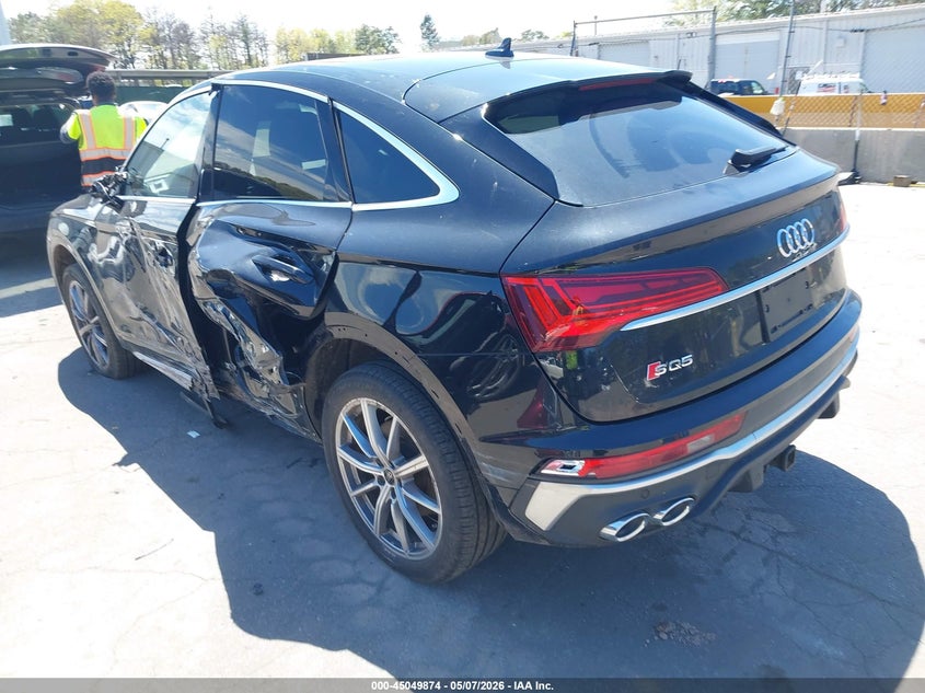 2023 Audi Sq5 sportback VIN WA124AFY4P2146829 IAAI salvage auction — LEFT SIDE, Wait Title, sold $12,150 on 2026-08-11 (photo 3)