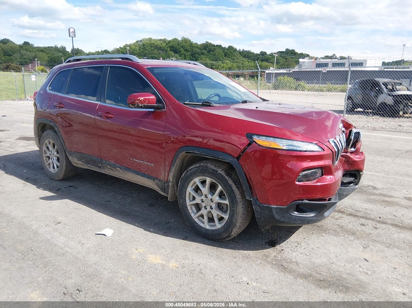 2014 Jeep Cherokee VIN 1C4PJMCB1EW175359 IAAI salvage auction — FRONT END, Salvage (Illinois), sold $575 on 2026-08-13 (photo 1)