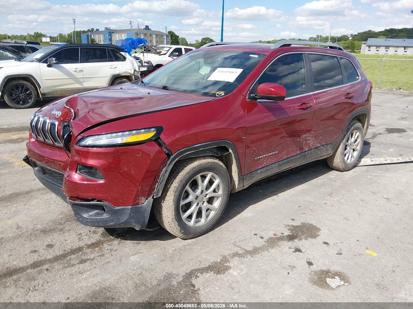 2014 Jeep Cherokee VIN 1C4PJMCB1EW175359 IAAI salvage auction — FRONT END, Salvage (Illinois), sold $575 on 2026-08-13 (photo 2)
