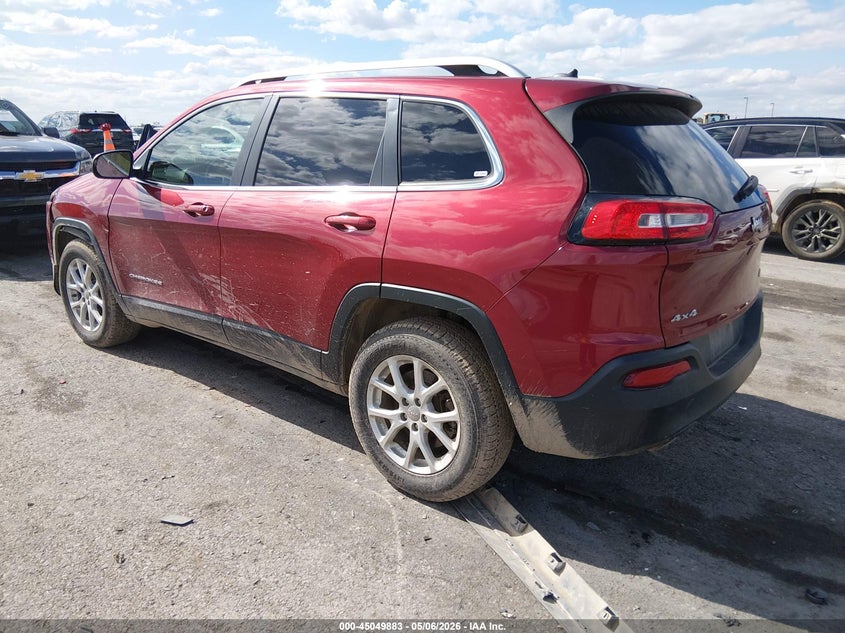 2014 Jeep Cherokee VIN 1C4PJMCB1EW175359 IAAI salvage auction — FRONT END, Salvage (Illinois), sold $575 on 2026-08-13 (photo 3)