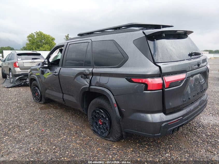 2026 Toyota Sequoia VIN 7SVAAABA9TX082518 IAAI salvage auction — ROLLOVER, Salvage (Louisiana), sold $25,750 on 2026-07-08 (photo 3)