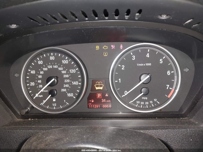 2012 BMW X5 VIN 5UXZV8C53CL424787 IAAI salvage auction — STRIPPED, Mv-907A (New York), sold $1,200 on 2026-07-07 (photo 7)