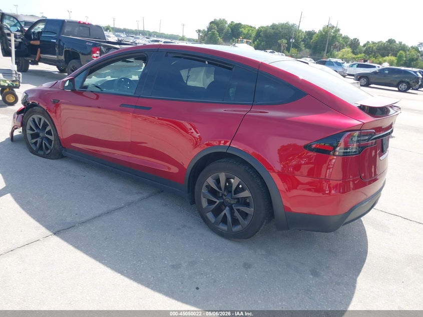 2024 Tesla Model x VIN 7SAXCBE59RF441973 IAAI salvage auction — RIGHT SIDE, Salvage Title, sold $19,500 on 2026-07-16 (photo 3)