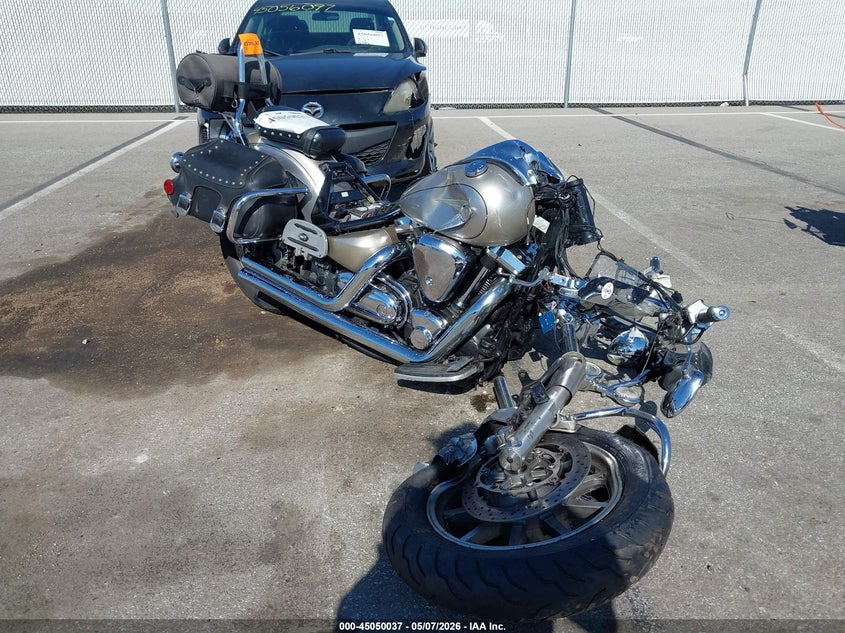 2005 Yamaha Xv1700 VIN JYAVP17E55A010609 IAAI salvage auction — FRONT END, Clear (Indiana), sold $25 on 2026-07-16 (photo 1)