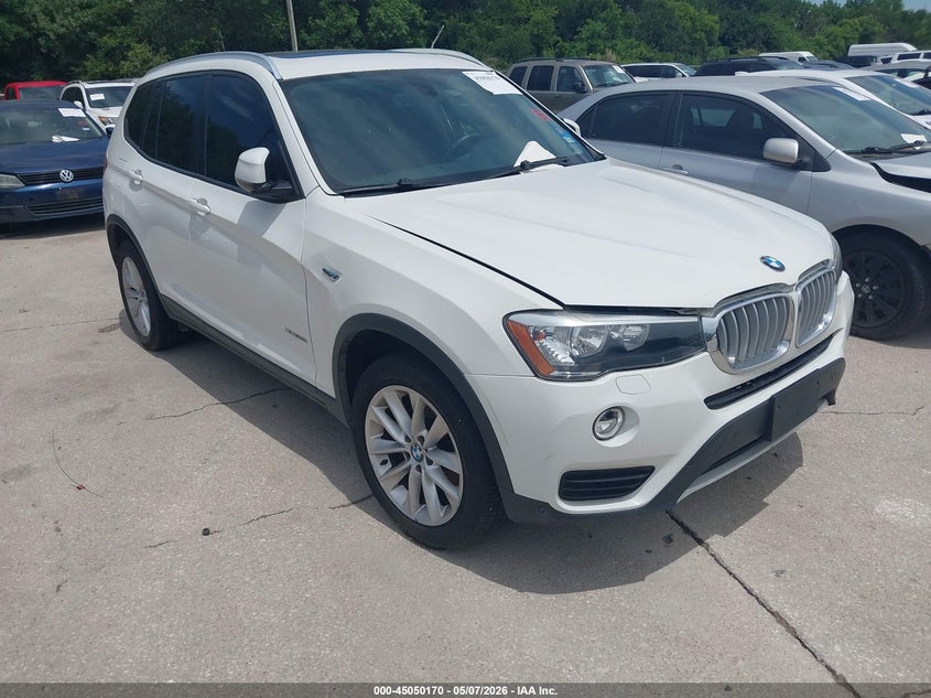2016 BMW X3 VIN 5UXWX9C54G0D62894 IAAI salvage auction — NORMAL WEAR, Original (Texas), sold $1,275 on 2026-07-13 (photo 1)
