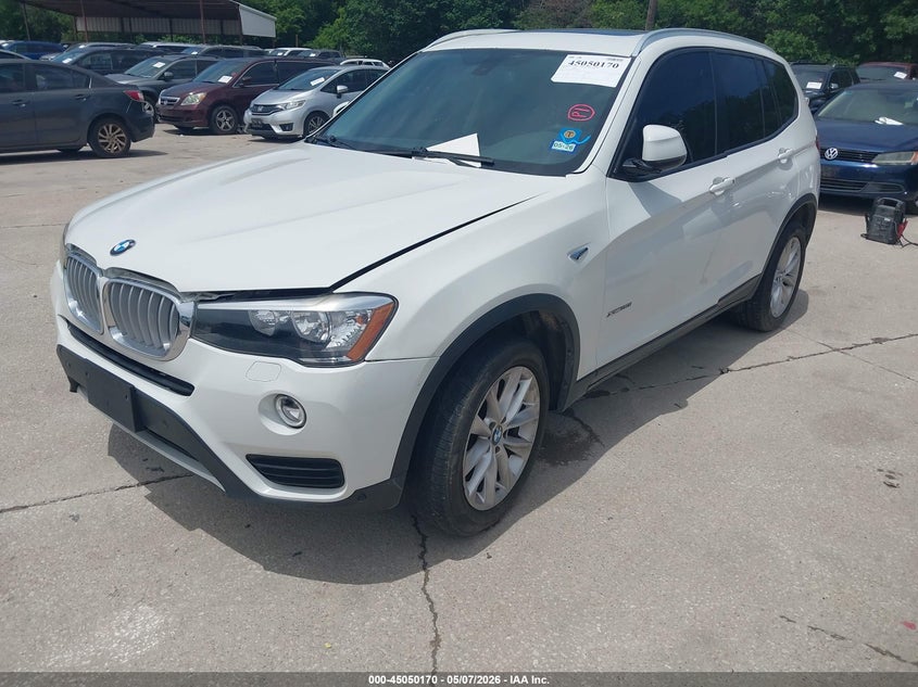 2016 BMW X3 VIN 5UXWX9C54G0D62894 IAAI salvage auction — NORMAL WEAR, Original (Texas), sold $1,275 on 2026-07-13 (photo 2)