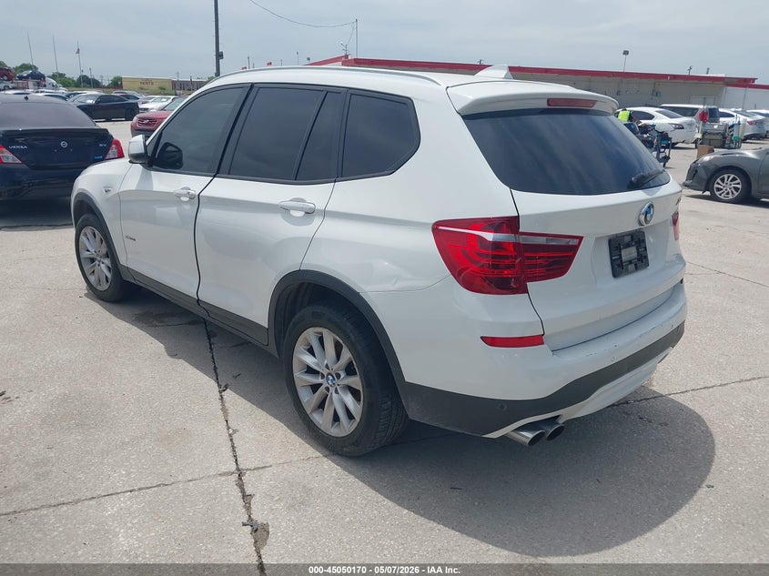 2016 BMW X3 VIN 5UXWX9C54G0D62894 IAAI salvage auction — NORMAL WEAR, Original (Texas), sold $1,275 on 2026-07-13 (photo 3)