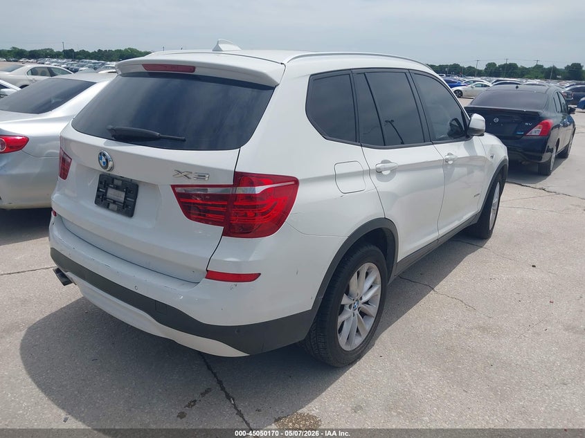 2016 BMW X3 VIN 5UXWX9C54G0D62894 IAAI salvage auction — NORMAL WEAR, Original (Texas), sold $1,275 on 2026-07-13 (photo 4)