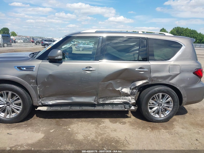 2019 Infiniti Qx80 VIN JN8AZ2NFXK9687719 IAAI salvage auction — LEFT & RIGHT, Salvage Title, sold $5,600 on 2026-07-29 (photo 6)
