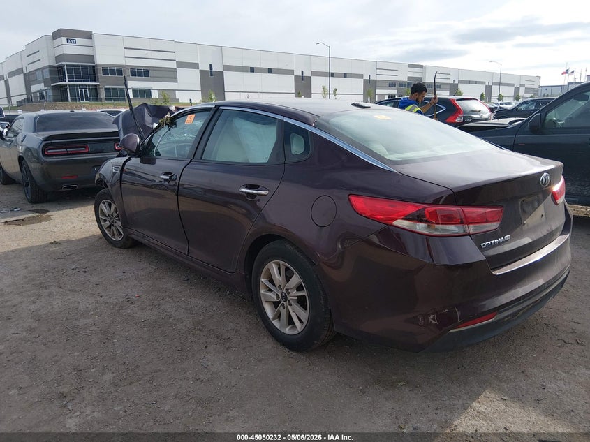 2016 Kia Optima VIN 5XXGT4L38GG116462 IAAI salvage auction — BIO HAZARD, Salvage (Texas), sold $425 on 2026-07-07 (photo 3)