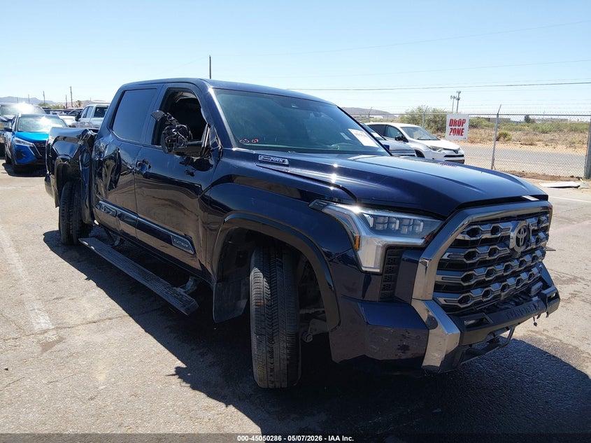 2025 Toyota Tundra VIN 5TFNC5DB1SX091361 IAAI salvage auction — FRONT END, Original (Texas), sold $18,200 on 2026-07-30 (photo 1)