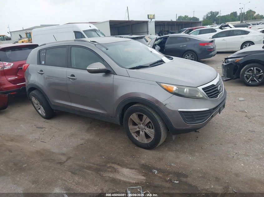 2012 Kia Sportage VIN KNDPB3A22C7259529 IAAI salvage auction — REAR END, Salvage (Texas), sold $1,300 on 2026-07-26 (photo 1)